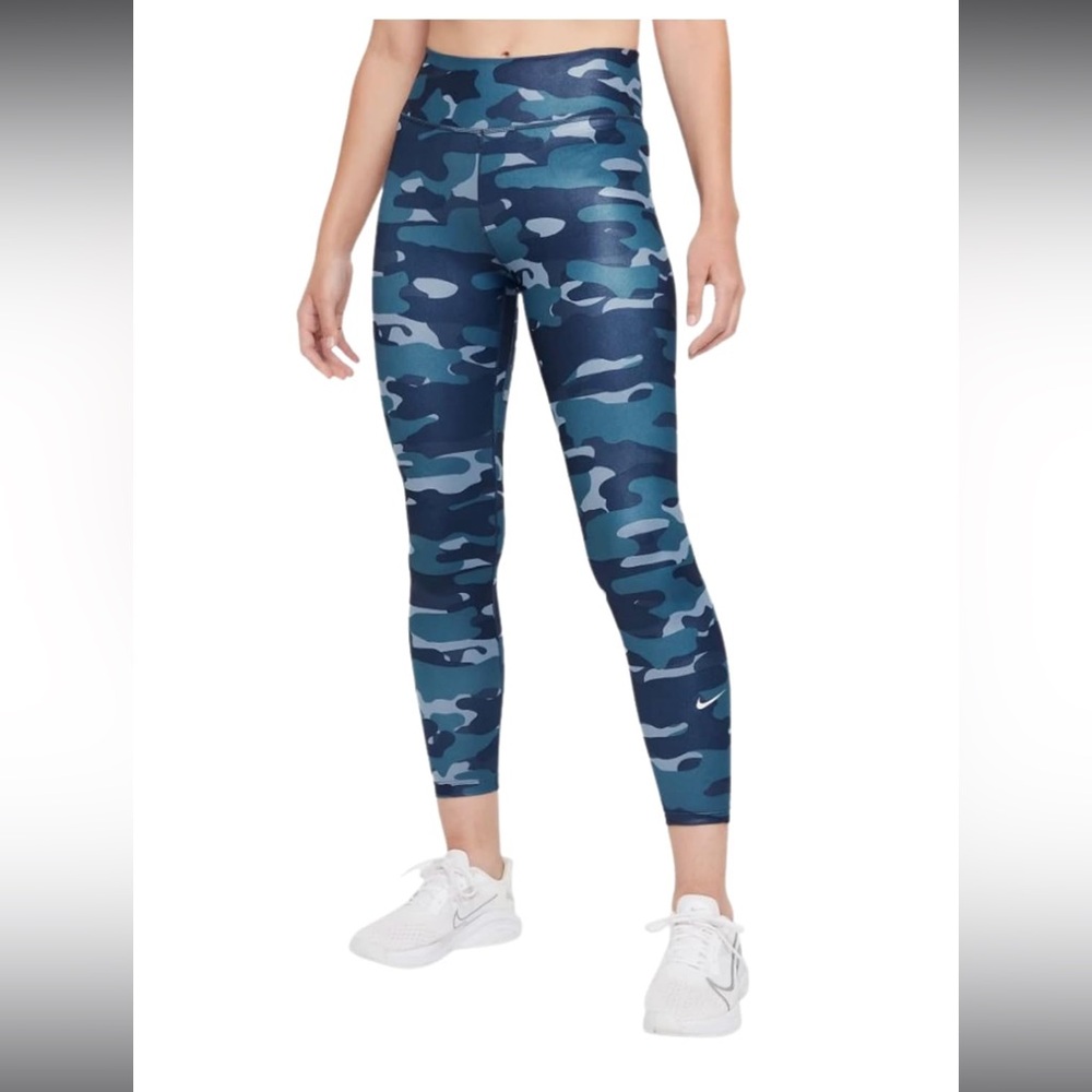 NWT NIKE ONE MID RISE CAMO LEGGINGS